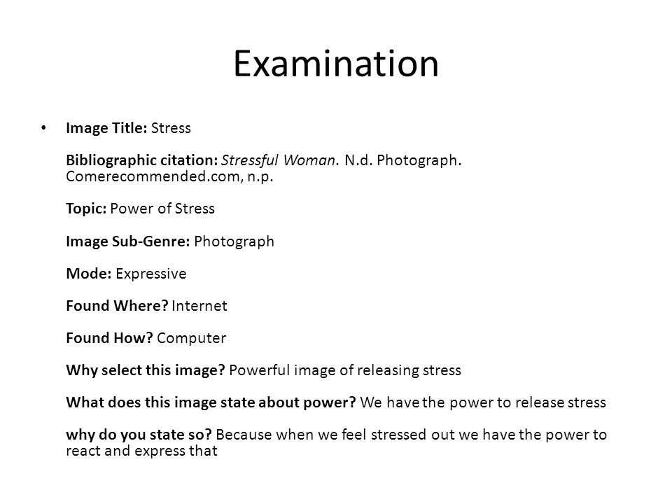 Examination Image Title: Stress Bibliographic citation: Stressful Woman.