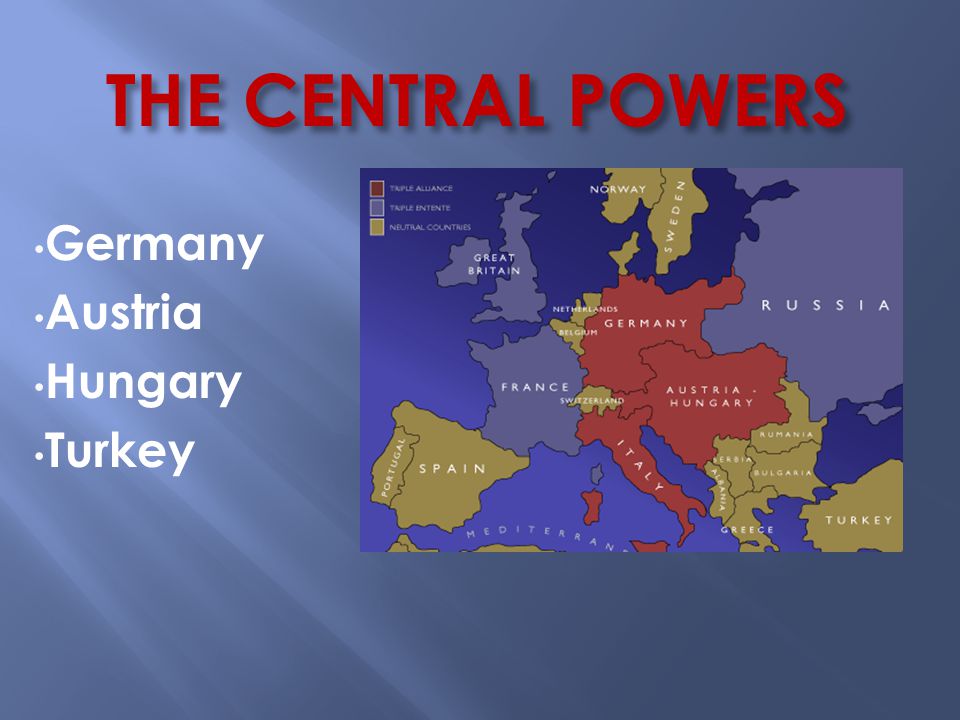 Germany Austria Hungary Turkey On World Map By: Nicole Kendall. The Central Powers Germany Austria Hungary Turkey. -  Ppt Download
