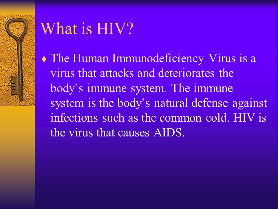 What is HIV.