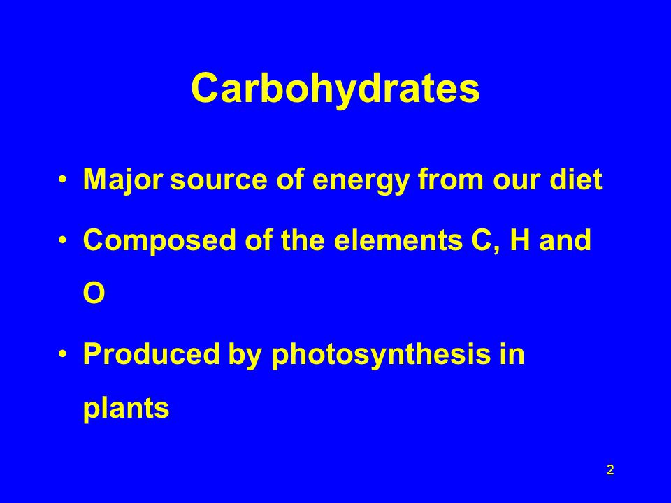 1 Carbohydrates Classification Monosaccharides Chiral Carbon Atoms Structures of Important Monosaccharides Cyclic Structures