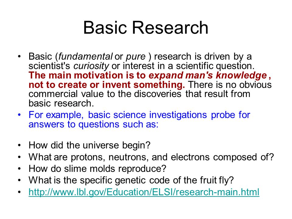 motivation for research example