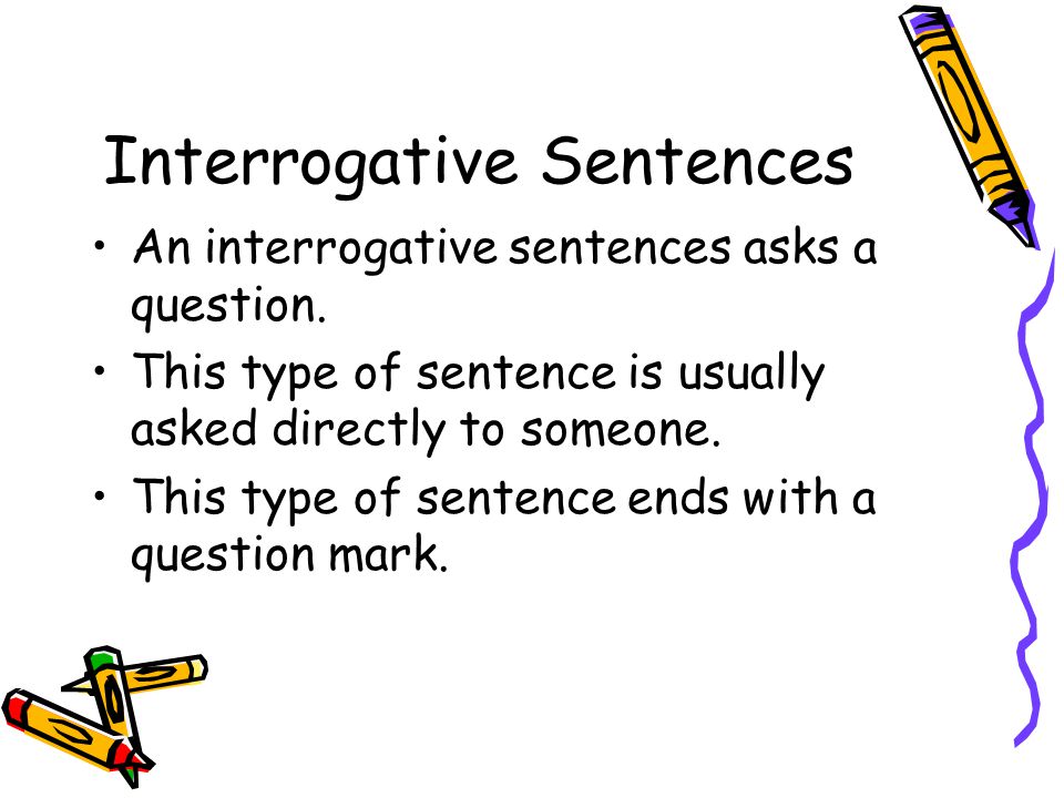 types of interrogative sentences
