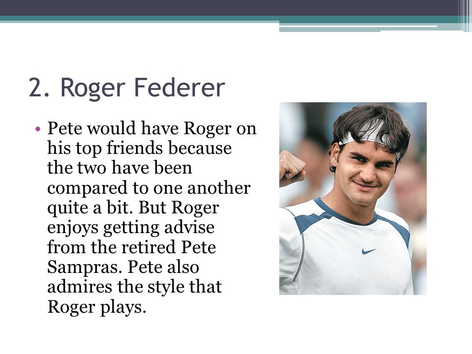 RoGeR FeDeReR by: Rachel Ostrom. Five Fav's 1. Miroslava 'Mirka' Vavrinec  2. Pete Sampras 3. Pierre Paganini 4. Lynette Federer 5. Tiger Woods. - ppt  download