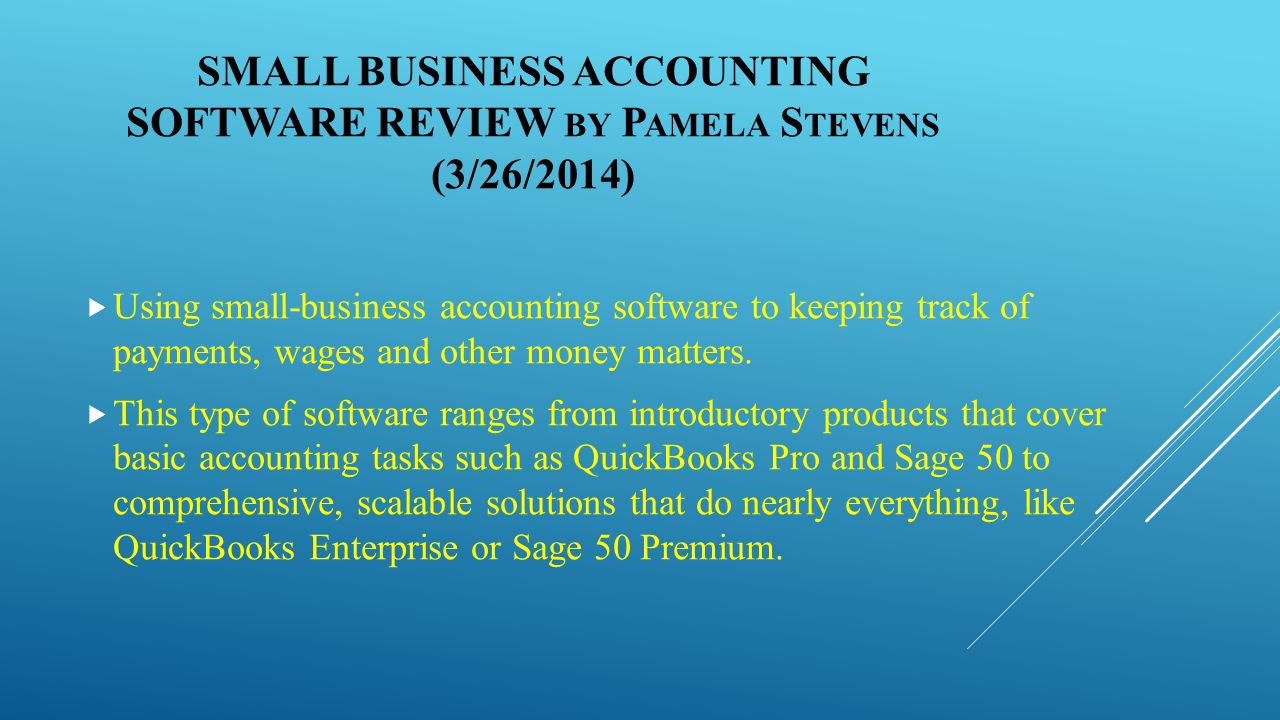 quickbooks small business accounting 2014