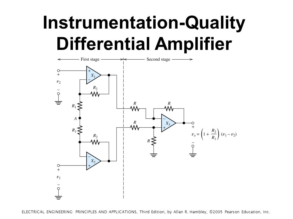 Instrumentation-Quality Differential Amplifier