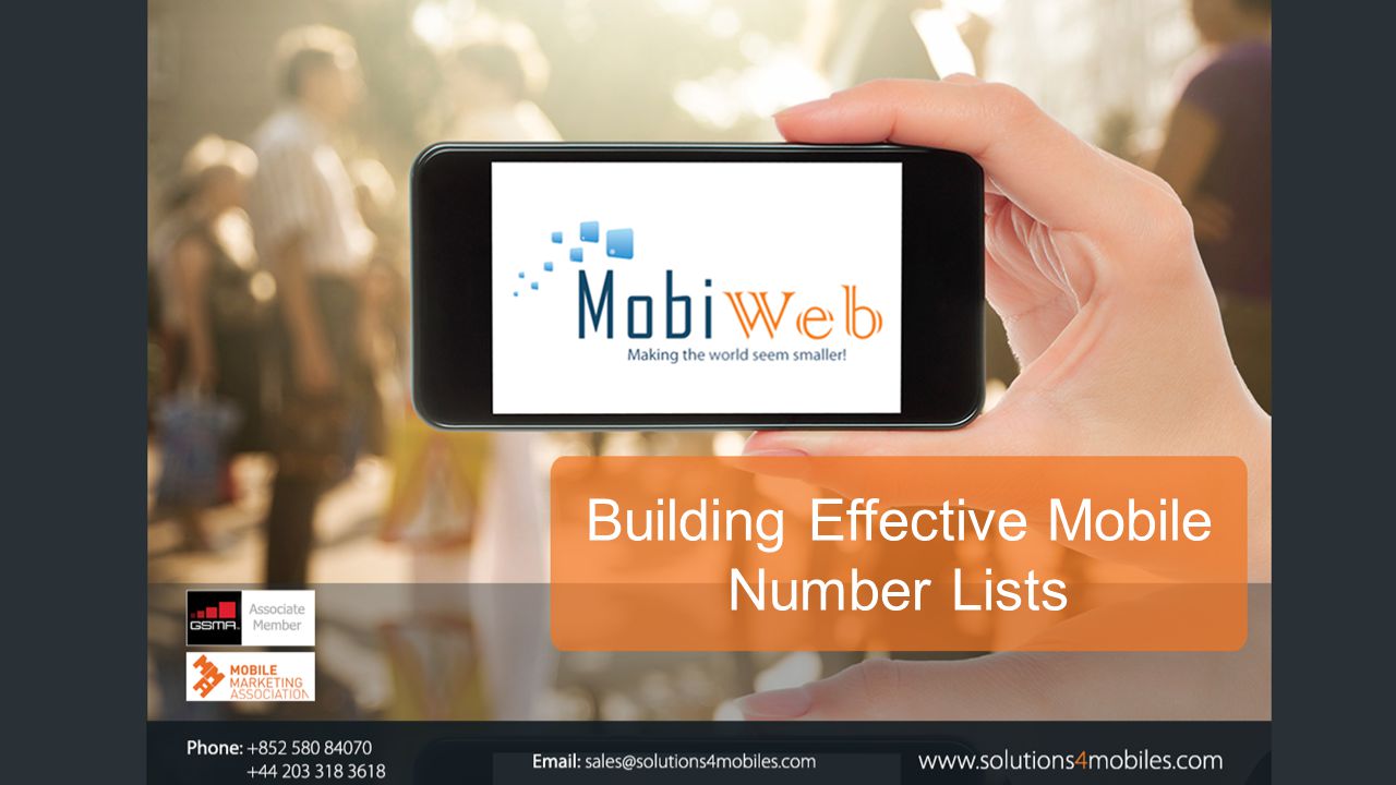 Building Effective Mobile Number Lists