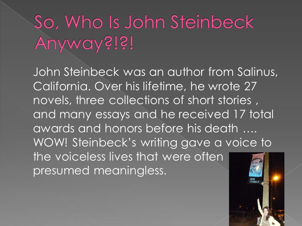 how many novels did john steinbeck write