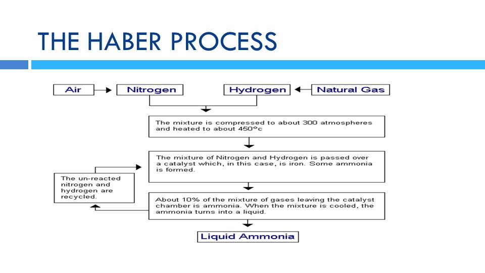 Haber Process Flow Chart