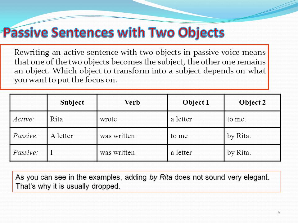 Passive subject. Passive Voice 2 objects. Passive Voice two objects. Passive Voice with 2 objects. Passive Voice with.