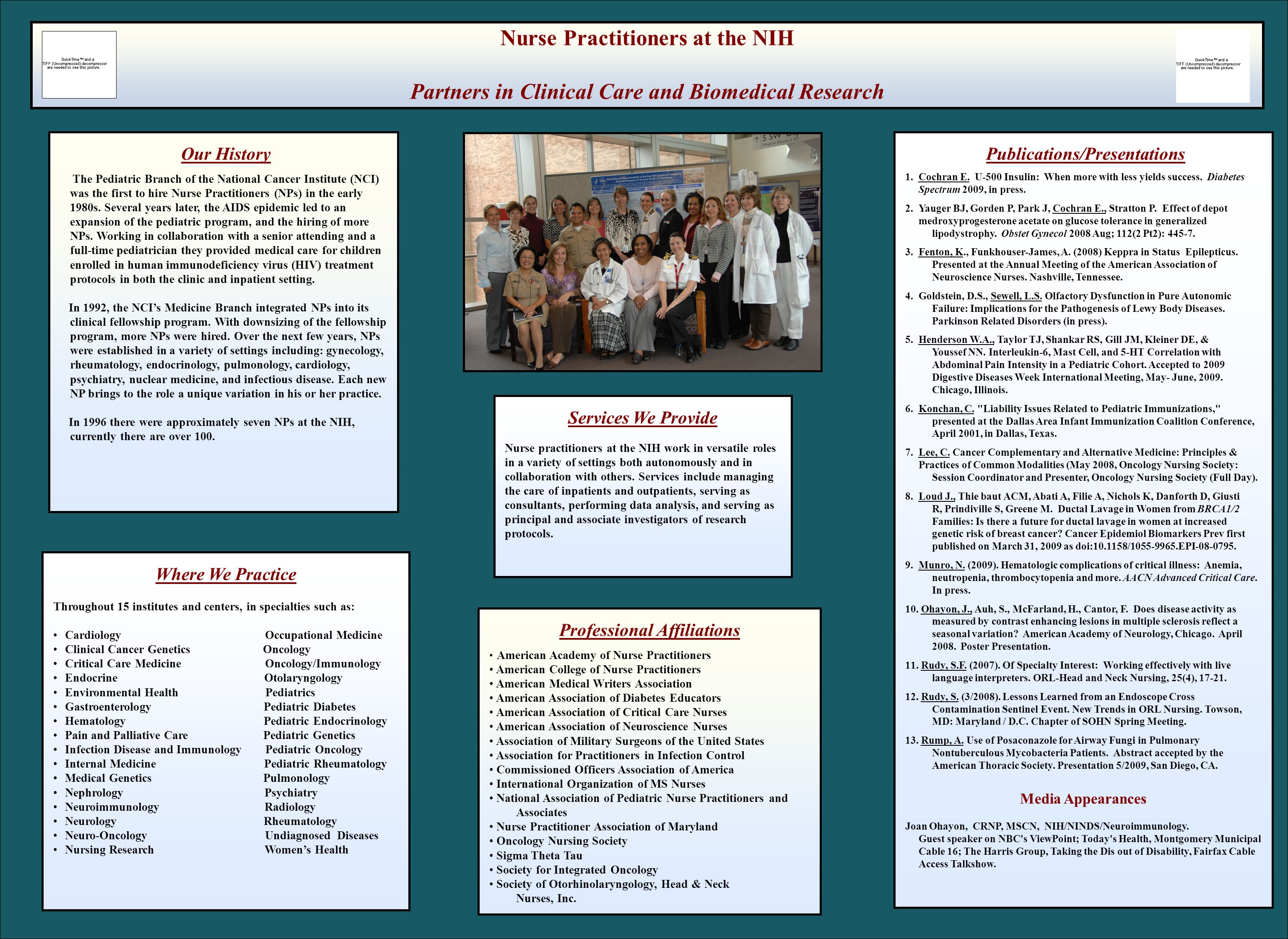 services we provide nurse practitioners at the nih work in versatile working autonomously