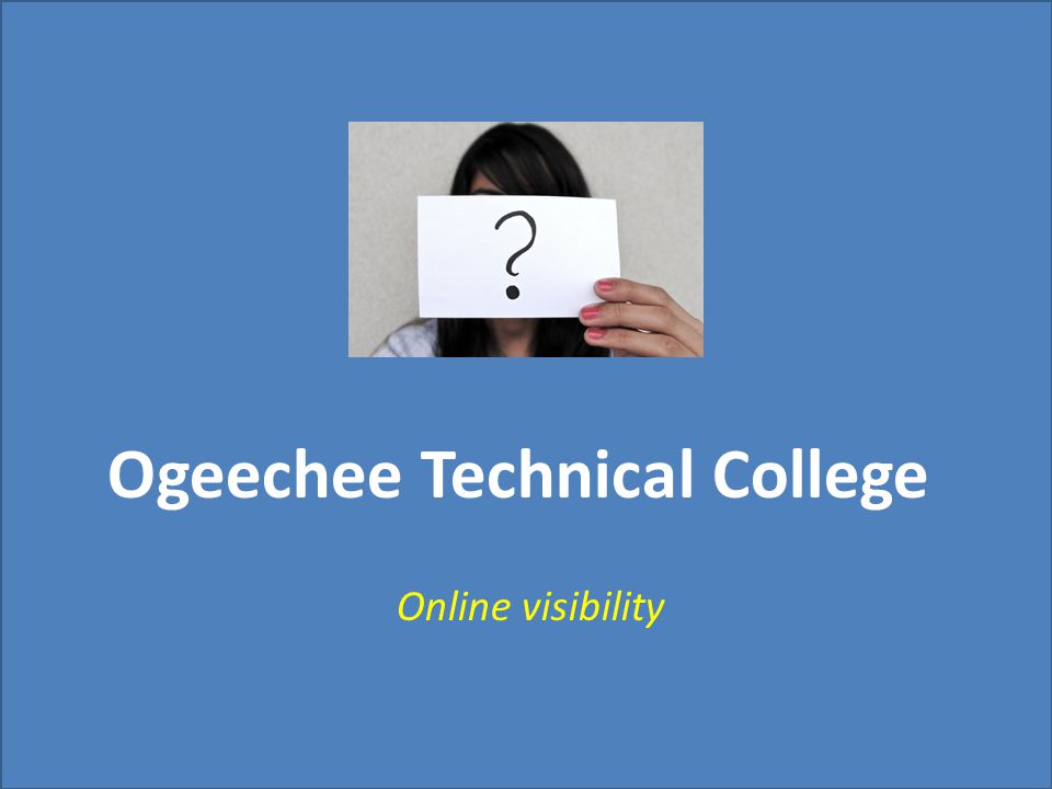Ogeechee Technical College Online visibility