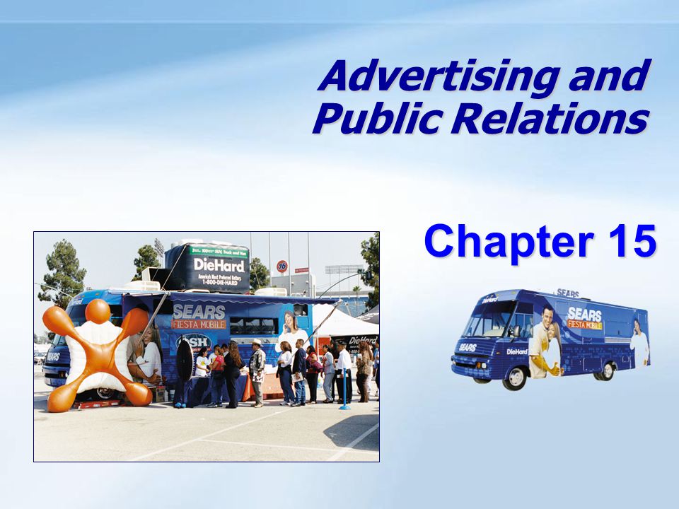 Advertising and Public Relations Chapter 15