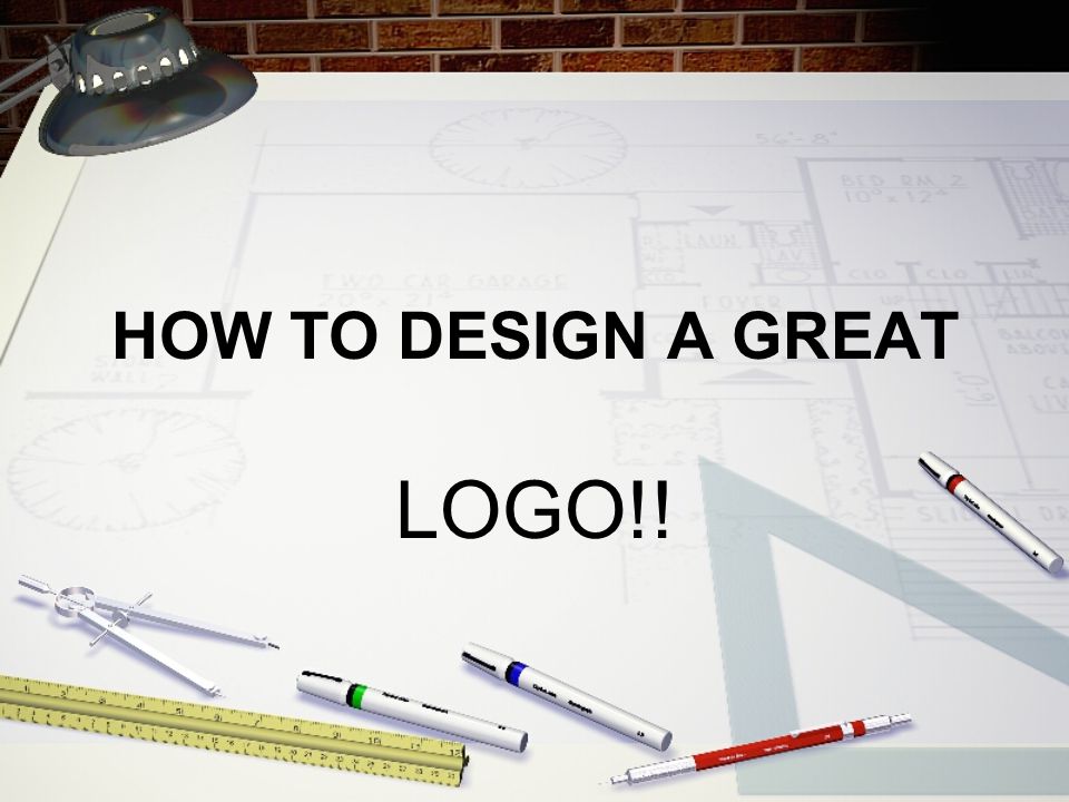 HOW TO DESIGN A GREAT LOGO!!
