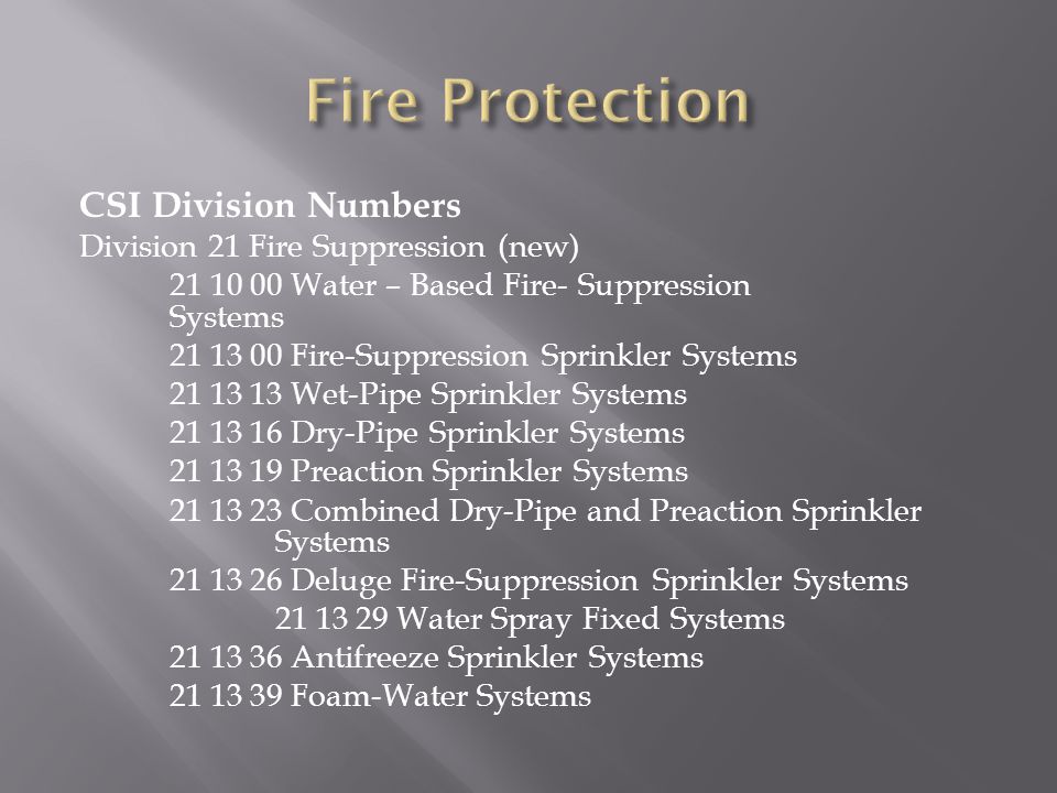 Chapter 9. Please read chapter 9.  Please review, know and understand the  terms related to fire protection page 284.  Know the Classifications of. -  ppt download