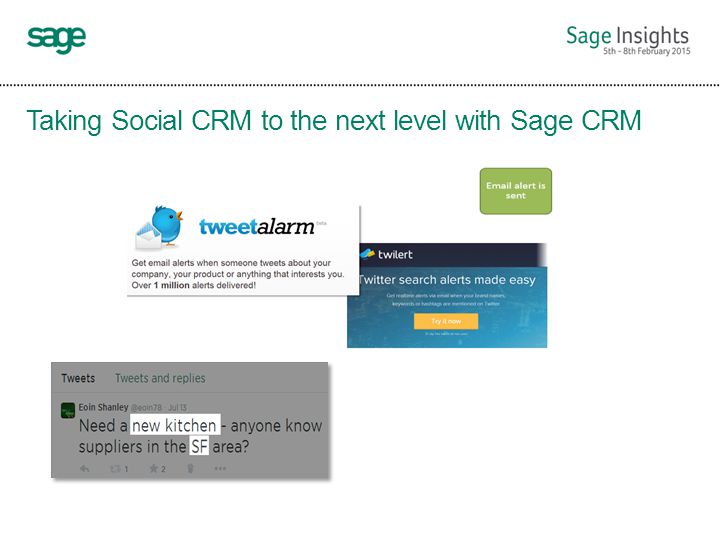 Taking Social CRM to the next level with Sage CRM