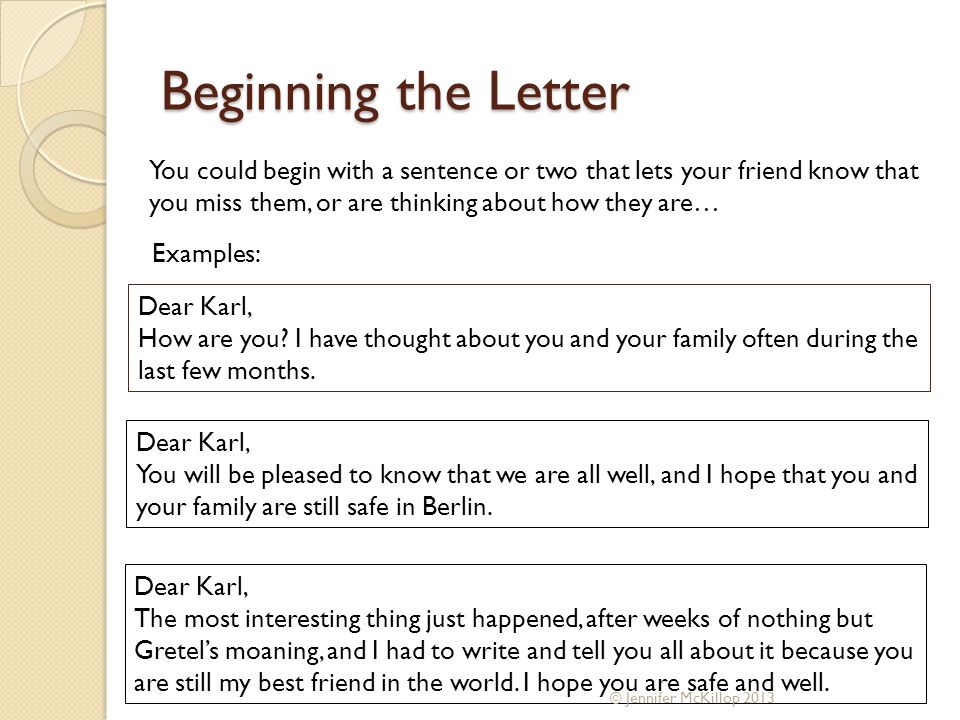 Letter Examples To A Friend from images.slideplayer.com