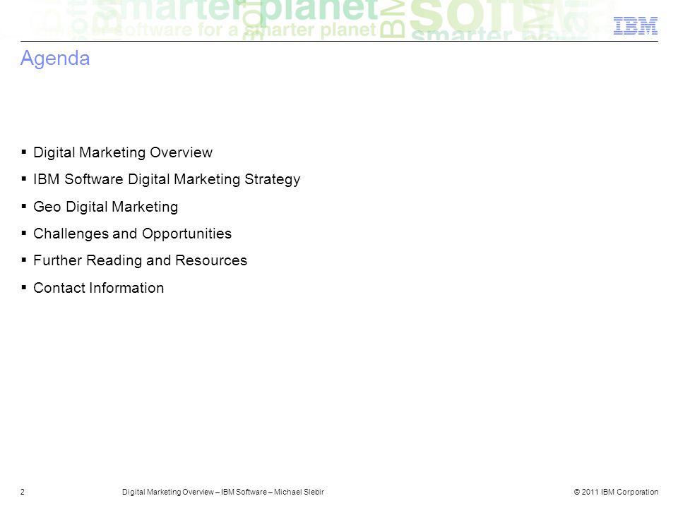 ibm marketing strategy ppt