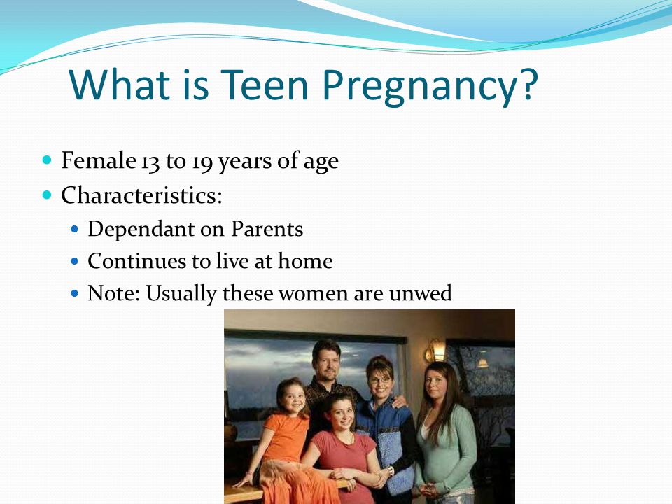 What is Teen Pregnancy.