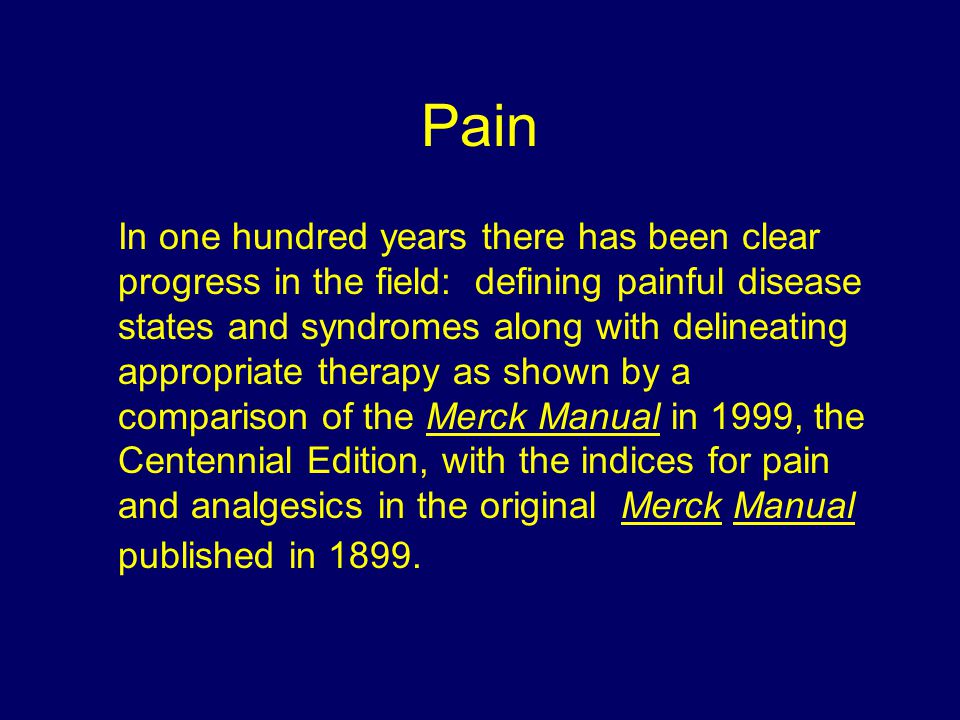 Chronic Pain Lee S. Simon, MD Division Director Analgesic, Anti ...