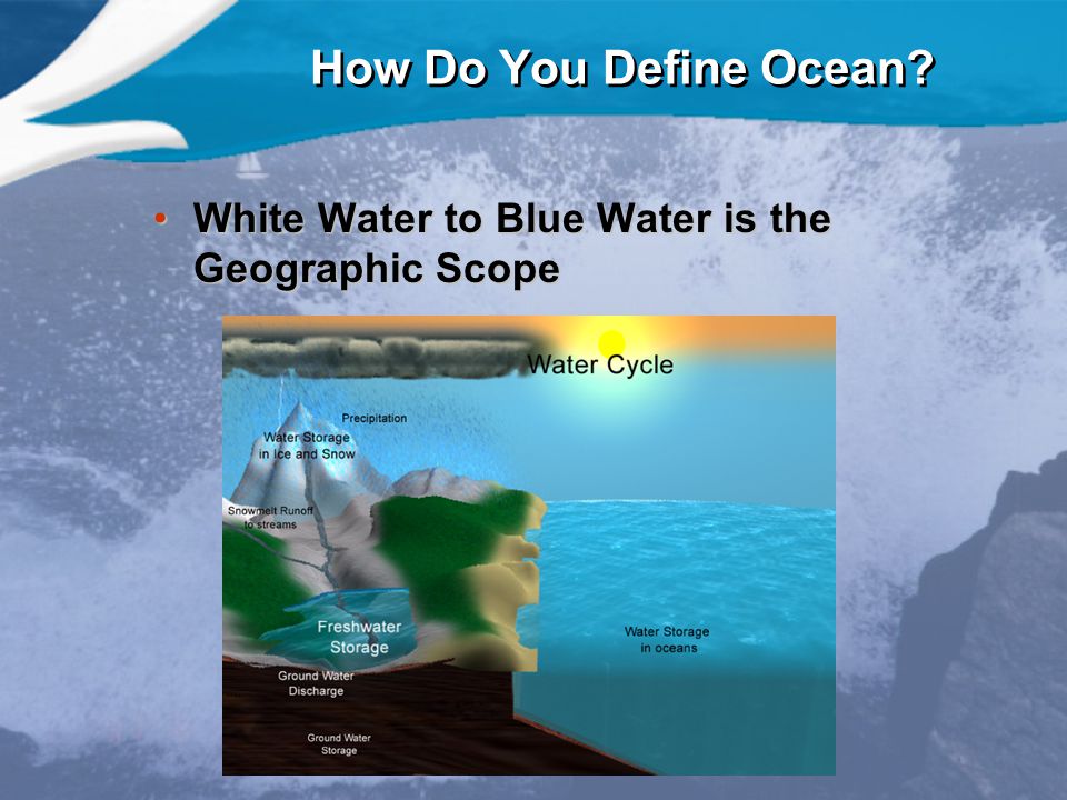 How Do You Define Ocean.