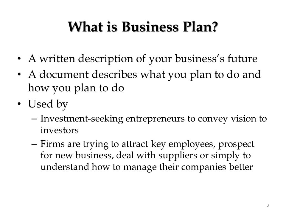 Tutorial on Business Plan Seem 3600/3810 Tutorial on Business Plan WANG ...