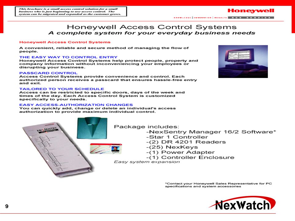 Honeywell Access Control Systems WebCast - ppt video online download