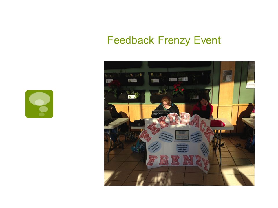 Feedback Frenzy Event