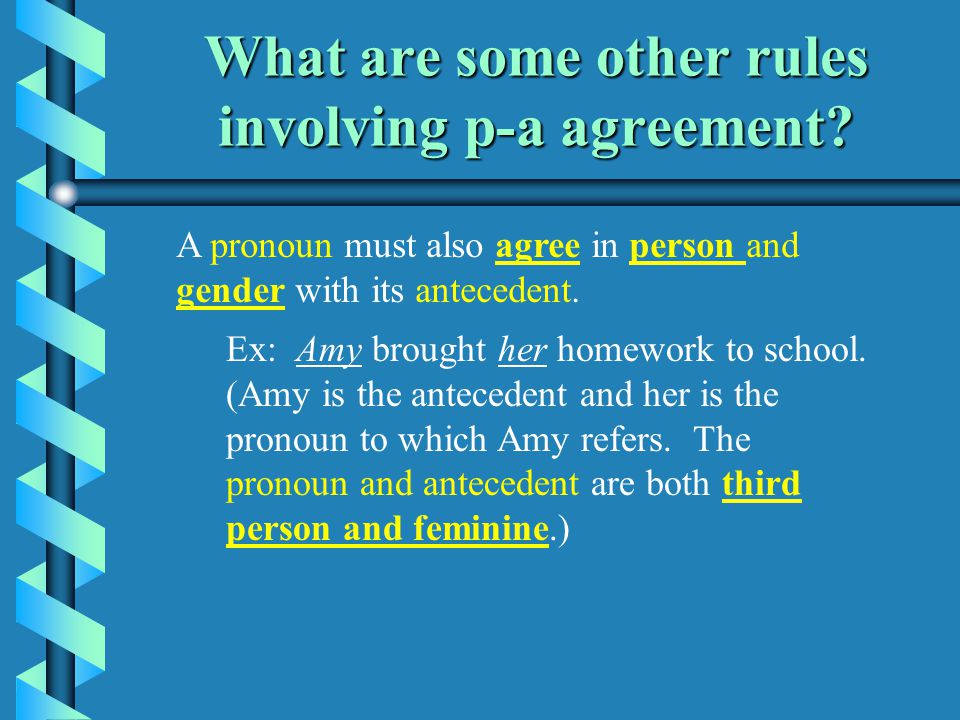 What is the common mistake involving p-a agreement.