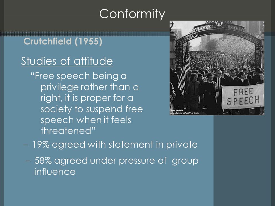 crutchfield conformity