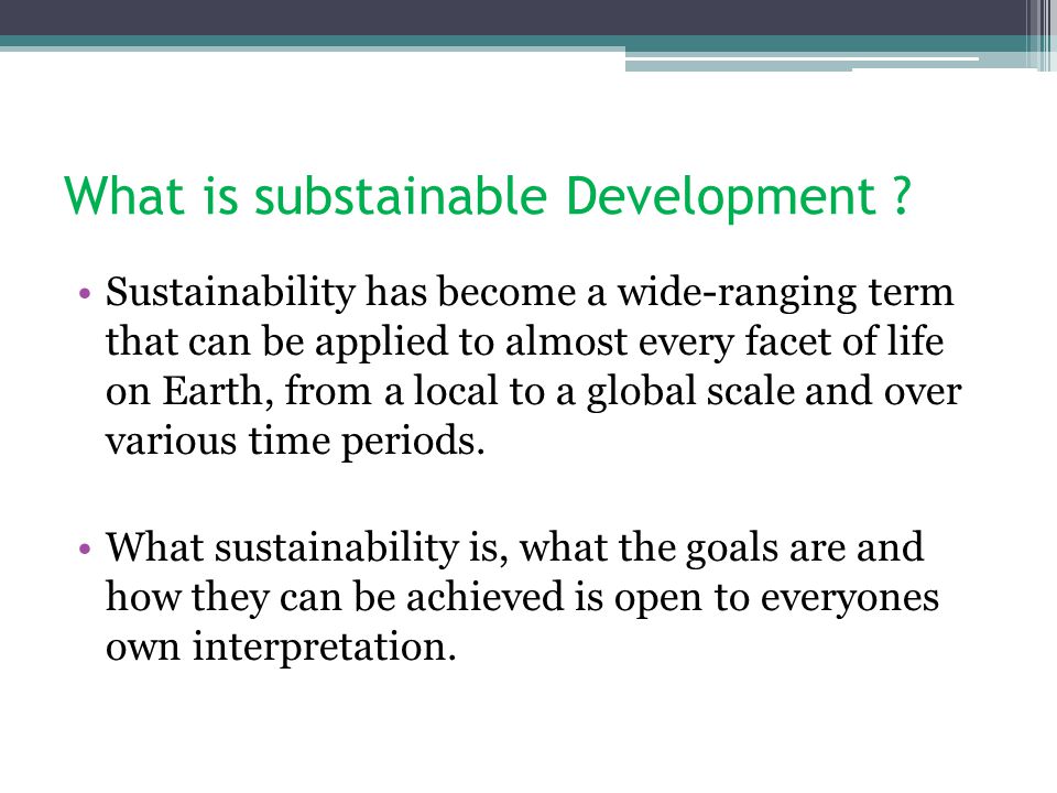 Development what is sustainable Sustainable Development