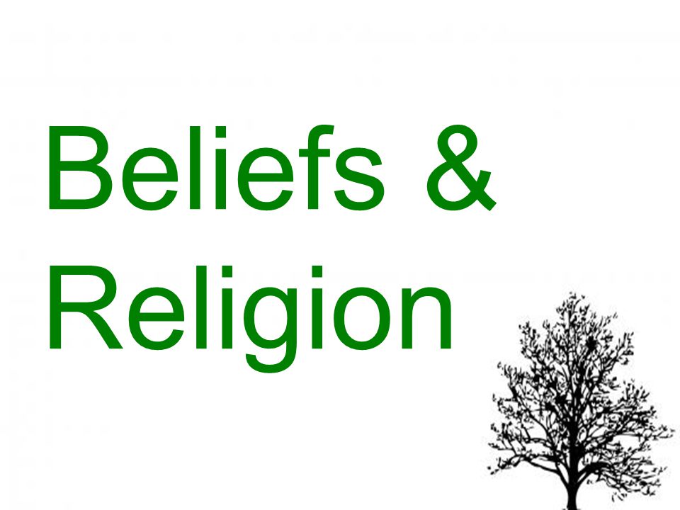 Beliefs & Religion