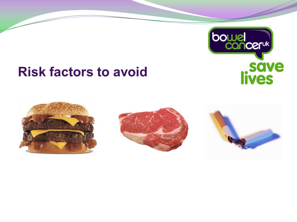 Risk factors to avoid
