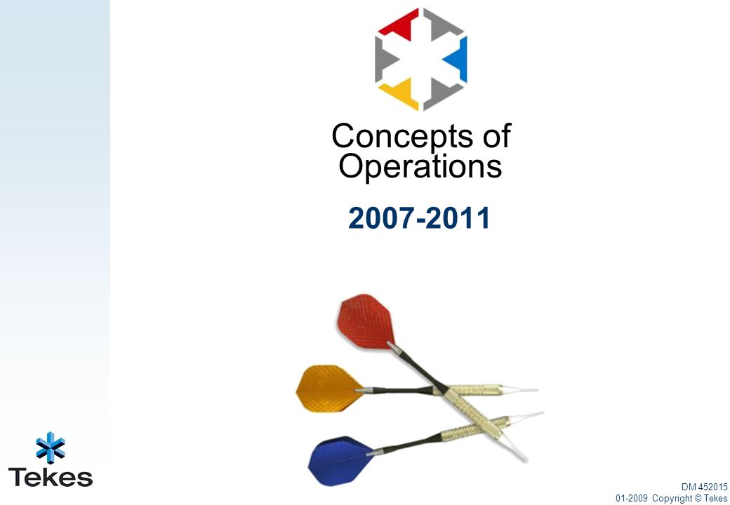 Concepts of Operations DM Copyright © Tekes