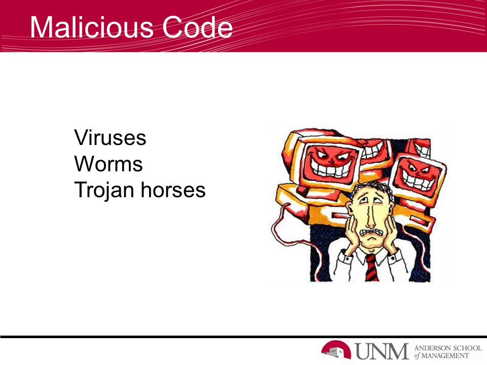 Malicious Code Viruses Worms Trojan horses