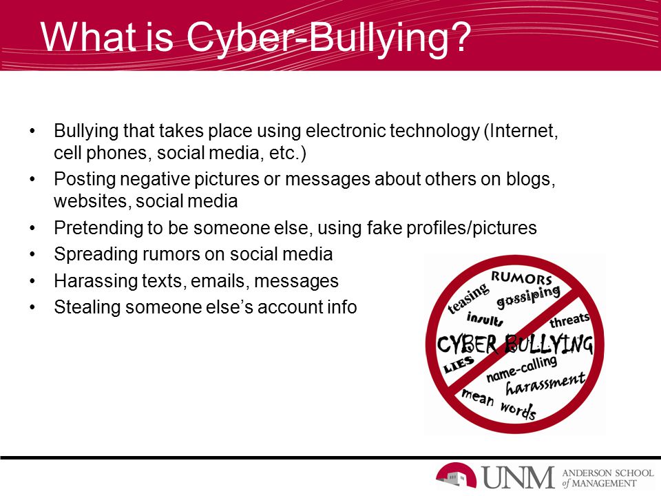 What is Cyber-Bullying.