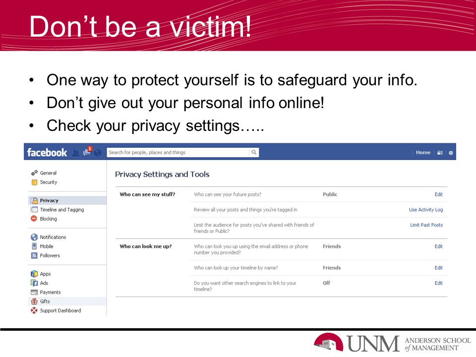 Don’t be a victim. One way to protect yourself is to safeguard your info.