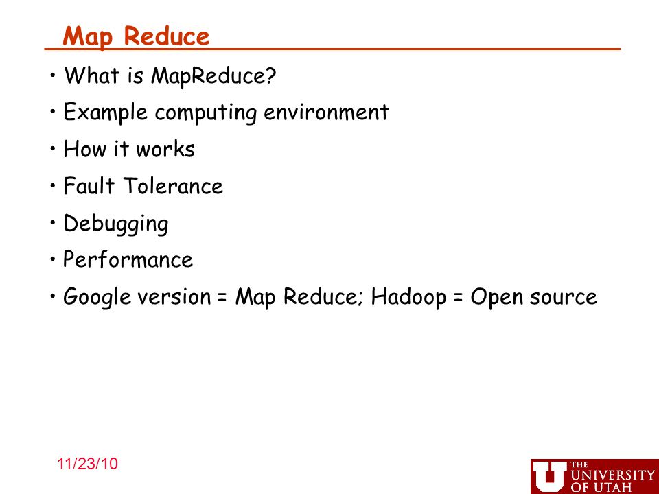 Map Reduce What is MapReduce.