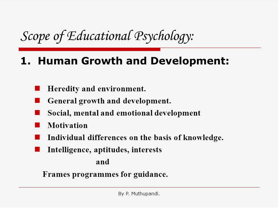 scope of human development
