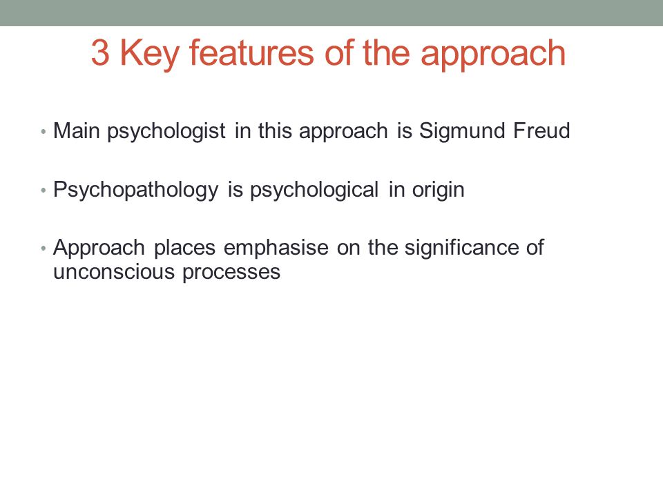 psychodynamic model of psychopathology