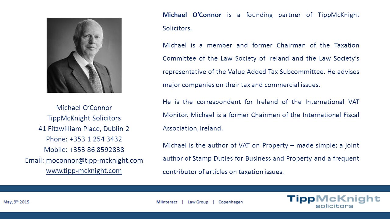Michael O’Connor is a founding partner of TippMcKnight Solicitors.