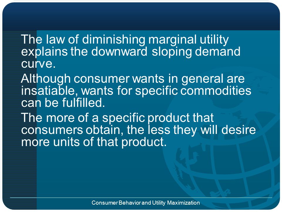 Consumer Behavior and Utility Maximization I.Introduction A.We spend Millions of KDs on goods and services.