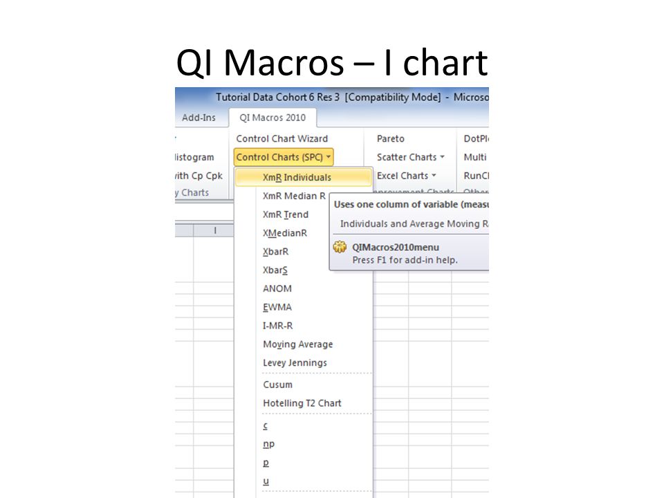 Qi Charts Excel Add In