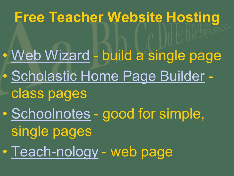 teachers using the internet by peggy jo stanley ppt download free teacher website builder