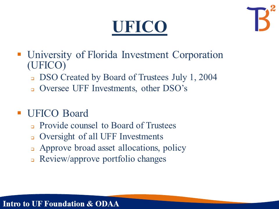 university of florida investments