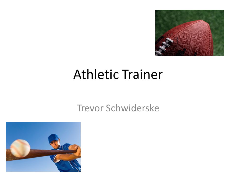Athletic Trainer Trevor Schwiderske