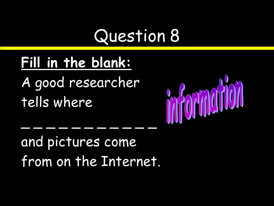 Question 7 True or False: Always treat the computers with respect.
