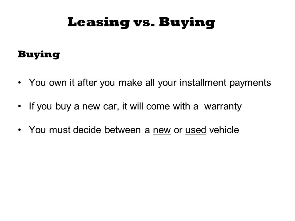 buying a vehicle cost of owning a vehicle 1 purchase price amount car leasing vs purchasing