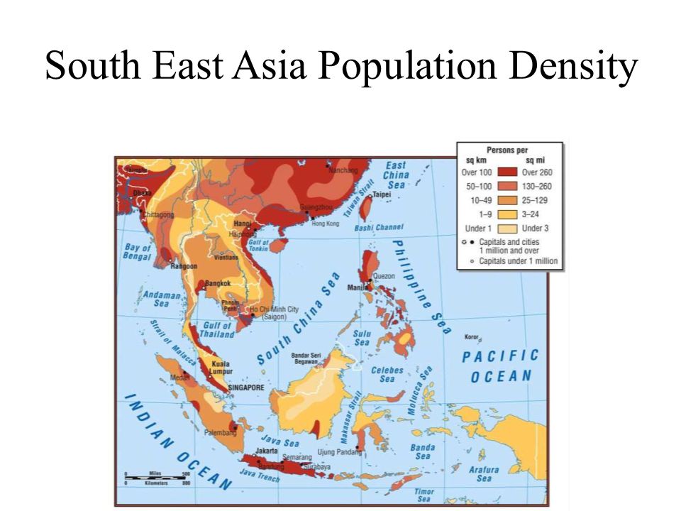 South East Asia Population Density