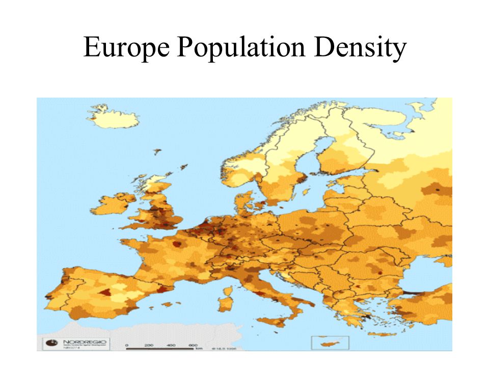 Europe Population Density