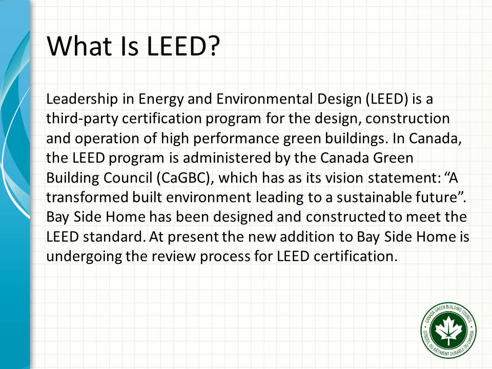 What Is LEED.